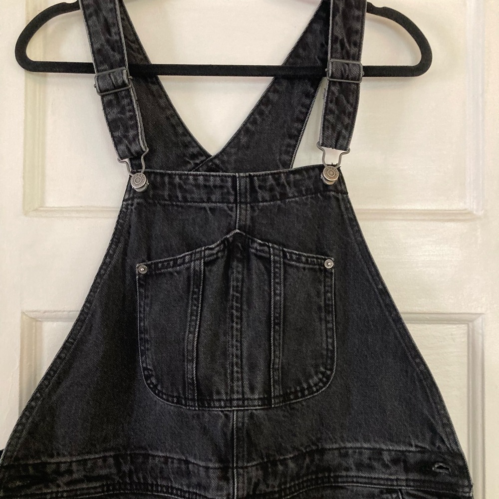 Black overall, 100% cotton, Sz 14